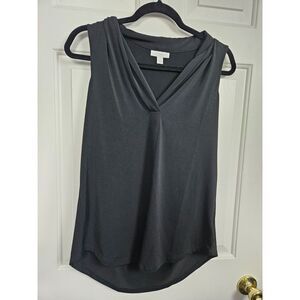 Charter Club Size Medium Black Tank Top
